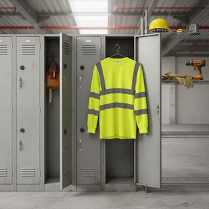 Camisetas Deportivas de Manga Larga de Alta Visibilidad para <span class=keywords><strong>Trabajo</strong></span> de Construcción, con Bolsillo Frontal, al por Mayor - Product Image 1