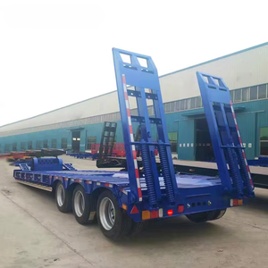 Semi-<span class=keywords><strong>remorque</strong></span> en acier à 3 essieux <span class=keywords><strong>de</strong></span> 12 m pour le transport minier avec une charge utile maximale <span class=keywords><strong>de</strong></span> 60 T, entretien facile - Product Image 2