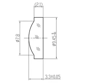 Hot sales optical plastic lens PMMA/ acrylic lens