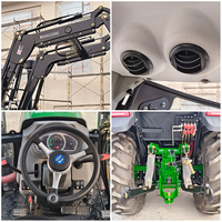 Tracteur agricole Excellence 100HP 4x4 avec cabine climatisée, moteur haute puissance, système hydraulique robuste et capacité de levage élevée pour les tâches agricoles quotidiennes