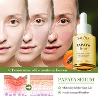 OEM SADOER Marque privée Plantes fruitières Beauté nourrissante Produits cosmétiques Lait blanchissant hydratant raffermissant Sérum de soin de la peau