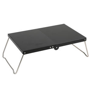 Table de pique-nique portable d'extérieur, table isolée pour le café, table pliante légère en alliage d'aluminium, mini table de pique-nique - Product Image 2