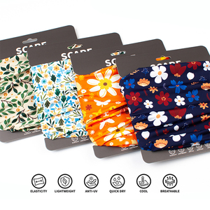 Sciarpa multifunzione per bambini con stampa cartoni animati, in seta ghiaccio senza cuciture, rinfrescante, traspirante, personalizzabile - Product Image 4
