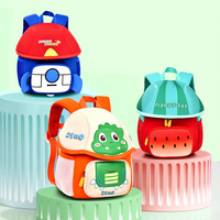 Sac à dos en polyester ultra-léger anti-perte avec motif de dinosaure mignon pour enfants de 1 à 6 ans, pour garçons et filles