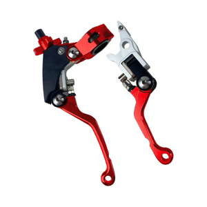 Guidon pliable anti-chute pour moto, levier d'embrayage CNC à 360 degrés, levier de frein Hengjian, pompe supérieure T4 Kailing Xiaosha CQR. - Product Image 5