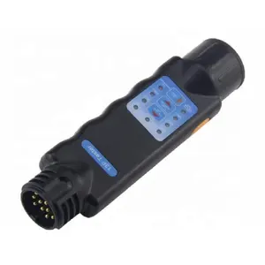 OEM Ampla utilização 13 Pin tester para 13pin plug ou soquete Carro Trailer Plug Socket Tester Wiring Circuit Light painel de controle