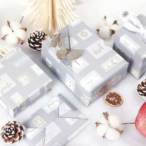 Wholesale 80g <b>Christmas</b> Kraft Paper 43*300cm Gift Luxury Custom Packaging Wrapping Paper Roll - Product Image 6