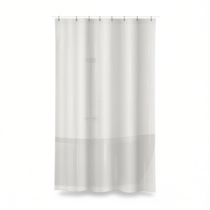 Cortina de Ducha Romana de PEVA 120x200 cm, Revestimiento Impermeable para Baño - Product Image 2