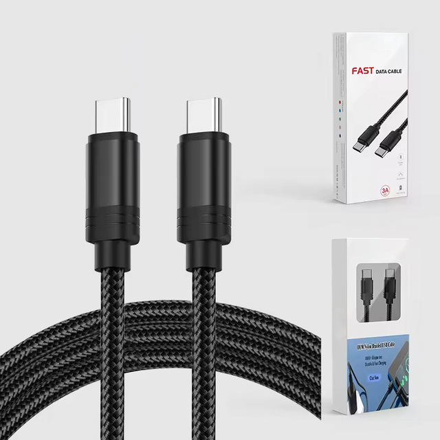 TKT USB Type-C Cable 3A Fast Charging Braid Shielding Nylon Data Cable for S25 Ultra