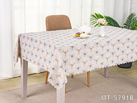 Nappe de Table blanche gaufrée brillante, nappe en PVC, rouleau