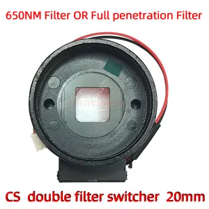 HD 4.0 MP IR CUT CS Lens dağı tutun çift filtre Switcher CCTV aksesuarları gözetim kamera için 650nm kırmızı işık