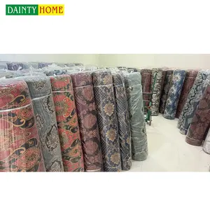 Stock tissu Style asiatique hôtel approvisionnement échantillons rideaux occultants rideaux tissus pour salon avec le prix le moins cher
