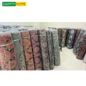 Stock Fabric Asian Style Hotel Supply Samples Blackout Drapes Curtain Fabrics for Living Room With Cheapest Price