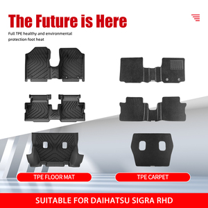 יוקרה 3d <span class=keywords><strong>tpe</strong></span> האחורי מזרן מותאם אישית עמיד למים לא להחליק גזע גזע rd עבור דאיהאטסו סיגרה - Product Image 2