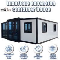 Villa Modulaire Préfabriquée Conteneurisée 40 pieds, 3 Chambres, 2 Salles de Bain, Luxe, Autonome, Solaire, Prête à l'Expédition, OEM