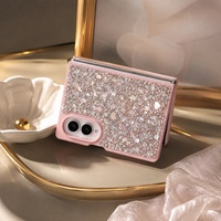 Coque de téléphone C0419 de luxe avec design brillant et pailleté, design antidérapant, coque de téléphone portable pour Samsung Galaxy Z Fold 8 7 6 5 4 3