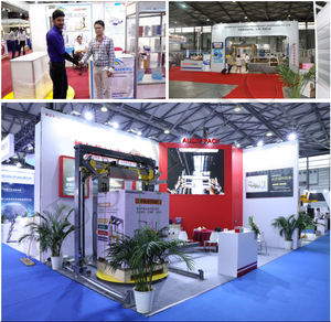 Máquina de embalaje retráctil preestirable de película plástica elástica de paleta eléctrica, máquina de embalaje de película, plato giratorio pequeño - Product Image 6