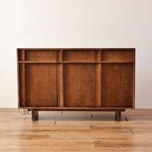 Armoire <span class=keywords><strong>de</strong></span> <span class=keywords><strong>rangement</strong></span> multifonctionnelle à double porte en bois massif, bibliothèque, armoire <span class=keywords><strong>de</strong></span> salle à manger, design pour salon, grande capacité, gain <span class=keywords><strong>de</strong></span> place - Product Image 3