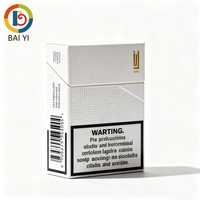 Benutzer definierte 250g bedruckte leere Zigaretten schachtel Verpackung Neue Karton Zigaretten etui mit Matt Laminierung und Prägung