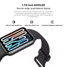   Pulsera Inteligente Band 9 Pro Plateada, Monitoreo Deportivo de Alta Precisión, <span class=keywords><strong>Apnea</strong></span> del Sueño, Frecuencia Cardíaca, AMOLED, Llamadas Android, Metal - Product Image 4