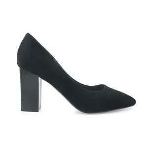 Sapato stiletto feminino, calçado feminino clássico de salto quadrado transparente design moderno sensual e glamóroso para mulheres