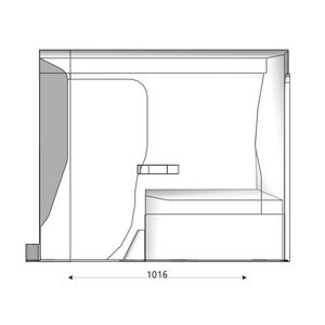 Fiat Fiorino Étagères, revêtements de sol et séparateurs Fami Store Van - Product Image 3