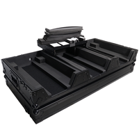 Activités de performance mallette de route de vol DJ portable pour Pioneer 2X CDJ-3000 CD et mixeur DJM-900NXS2 avec roues et étagère pour ordinateur portable