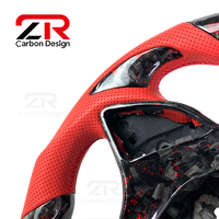Volant de course en fibre de carbone forgée pour l'intérieur de voiture, pour Chevrolet Camaro SS Corvette C7 Z06 Z51 ZR1 Silverado GMC Cruze