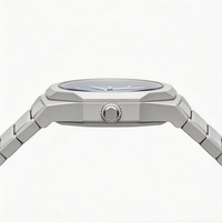 Montre en quartz ultra-fine en biocéramique minimaliste pour homme, étanche et avec logo personnalisé - Montres vintage pour homme pour un usage quotidien