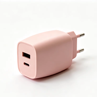 Coque de chargeur de téléphone portable en plastique ABS de haute qualité N001, boîtier de charge rapide, OEM personnalisé pour chargeur USB A+C