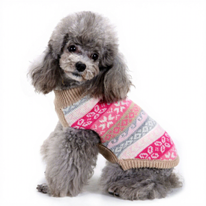 Wholesale Large Classic &amp; Cute Hand Knitted Winter Sweater Soft Plain Animal Fabric XXXL Pet <strong>Jumper</strong> in 12 Solid Colors for Dogs - Product Image 1