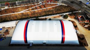 Tende a Cupola Gonfiabili Sportive in PVC/PVDF per Esterni, Strutture Gonfiabili a Membrana d'Aria in PVDF, Igloo Gonfiabile, Piscine a Bolla per Calcio - Product Image 3