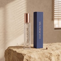Vente en gros de flacons vaporisateurs en verre de 10 ml, format poche, mignons, de luxe, carrés, avec boîte