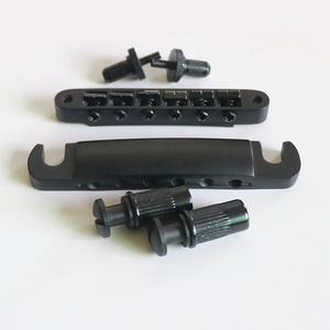Puente y Cordal Tune-O-Matic Cromados Negros para <span class=keywords><strong>Guitarra</strong></span> Eléctrica de 6 Cuerdas - Product Image 2