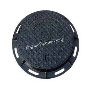 Factory price square sewer cover cast iron manhole cover EN124 D400 manhole cover