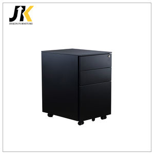 Armoires de classement mobiles en acier à 3 tiroirs, armoire de rangement pour documents de bureau avec roulettes pour la maison, le bureau ou l'entrepôt - Product Image 1