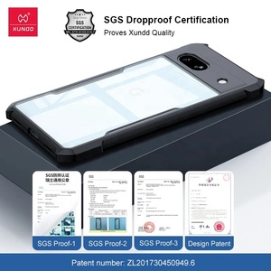 Coque de téléphone Xundd pour Google <span class=keywords><strong>Pixel</strong></span> 7A <span class=keywords><strong>Pixel</strong></span> 6A 6 <span class=keywords><strong>7</strong></span> <span class=keywords><strong>Pro</strong></span> 8 <span class=keywords><strong>Pro</strong></span> coque anti-chute PC + TPU arrière lentille transparente couverture de Protection complète - Product Image 6