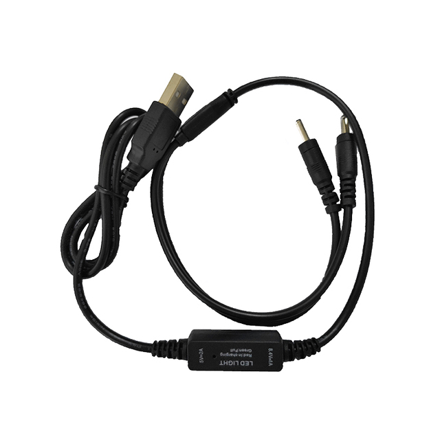 Newest Design Two Output Dc 5V Jack USB Charger Cable For 8.4V Battery Charging