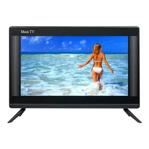 LED TV 12V And 220V 24 inch Televis 12V DC LCD Tvs With AC Adaptor For Home Hotel