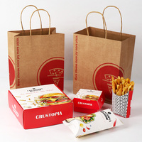 Boîte à hamburger jetable personnalisée avec logo pour drive-thru, emballage rapide pour poulet frit et frites, boîte à clapet pour frites