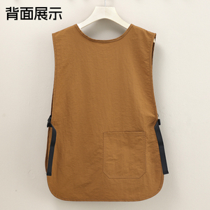 Moda impermeabile uniforme da parrucchiere gilet toelettatura per animali da lavoro da barbiere abiti da cucina cibo resistente all'olio <span class=keywords><strong>grembiule</strong></span> - Product Image 2