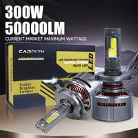 Phare à Led Haute Puissance Ampoule de Phare à Led 360 Degrés H1 H3 H11 H13 H7 h4 Phare à Led 300w Phare à Led pour Voiture