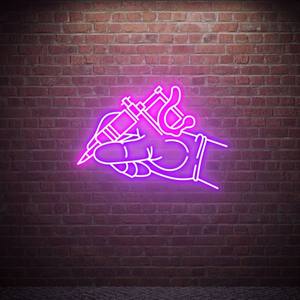 Letrero de Neón LED Personalizado para Tienda de Tatuajes, Decoración Exterior Impermeable con Impresión UV, Luces de Neón Atenuables con Clasificación IP65 - Product Image 4