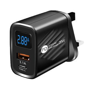 Cargador digital USB + 2. 2 A, cargador 5V2.4A, estándar europeo, estándar de EE. UU., estándar británico, cabezal de carga para teléfono móvil, PD + EE. UU. B - Product Image 6