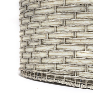 Set di Cesti per Bucato in Rattan PE Intrecciato con Coperchio, per Picnic, Frutta, Verdura, Pane, in Tessuto Plastico - Product Image 6