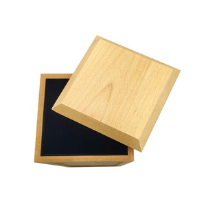 Caja de Almacenamiento Rectangular de Madera, 15.5 cm x 15.5 cm x 29.3 cm, Madera Sólida, Hecha a Mano, Caja Organizadora para Regalos y Manualidades - Product Image 3