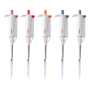 ปิเปตต์ปริมาตรคงที่มีสีที่แตกต่างกันไมโครปิเปตต์แบบกลไกมีสี - Product Image 1