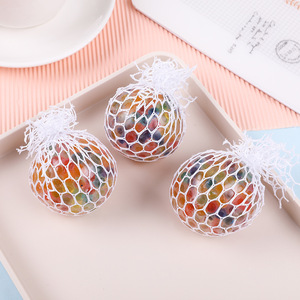 Most Popular TPR Mesh Grape Water Beads <b>Squishy</b> Balls Slow Return Hand Exercise Squeeze Stress Relieve Toys for Kids and Adults - Product Image 3