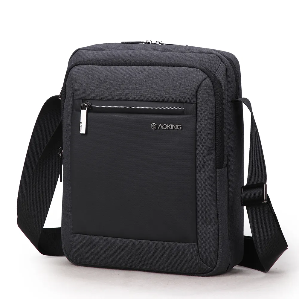 New fashion OEM casual 25L polyester men's crossbody one shoulder messenger bag sling bag