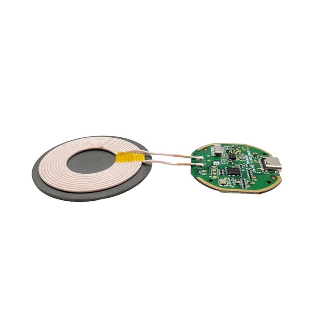 Factory Custom Electric 30W Fast for Wireless Charger Module for Mobile Phone Watch Earphone PD/5V/2A Input PCBA Small Coil